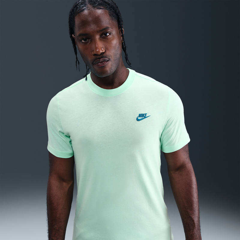 Playera Para Hombre Nike Sportswear Club Verde