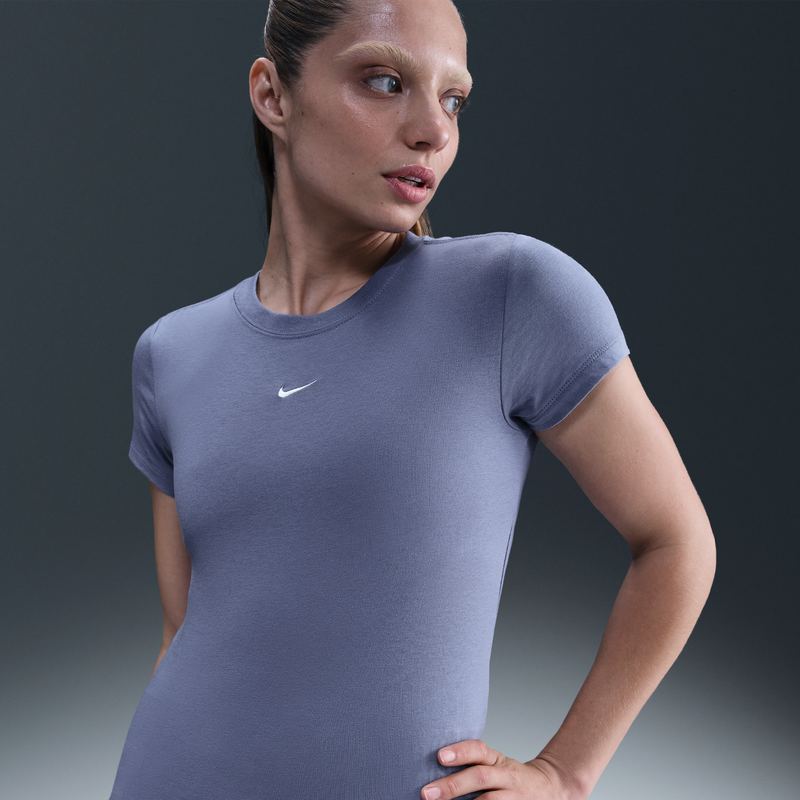 Playera Para Mujer Nike Sportswear Chill Knit Azul