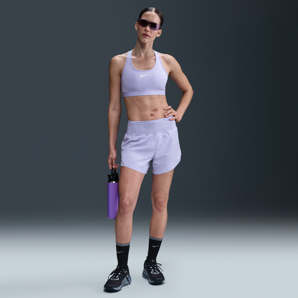 Shorts De Correr Dri-Fit Con Forro De Ropa Interior Para Mujer Nike Trail Morado