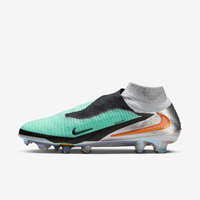 Tacos de fútbol para terreno firme Nike Phantom 6 High Elite Gris