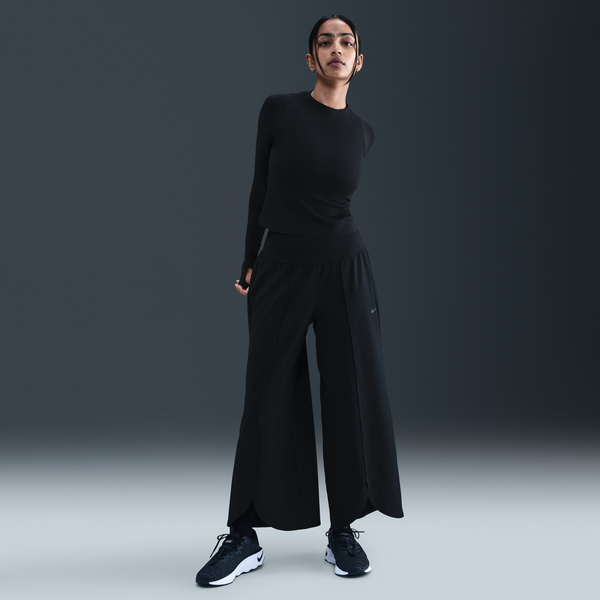 Pants Dri-Fit De Tiro Alto Para Mujer Nike One Relaxed Negro