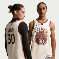 Jersey Nike de la NBA Swingman para hombre Stephen Curry Golden State Warriors City Edition Marrón