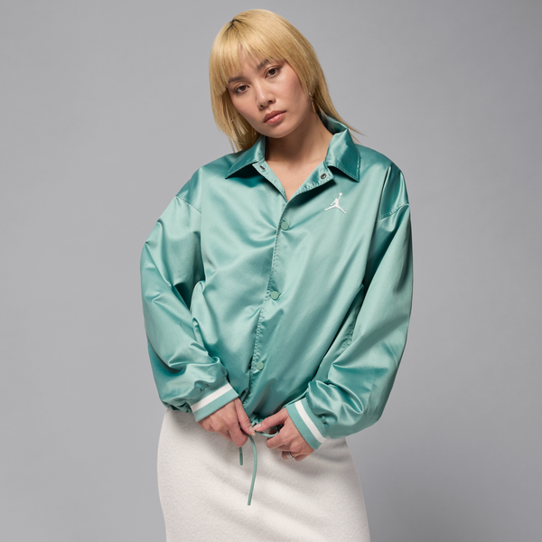 Chamarra De Coach Para Mujer Jordan Verde
