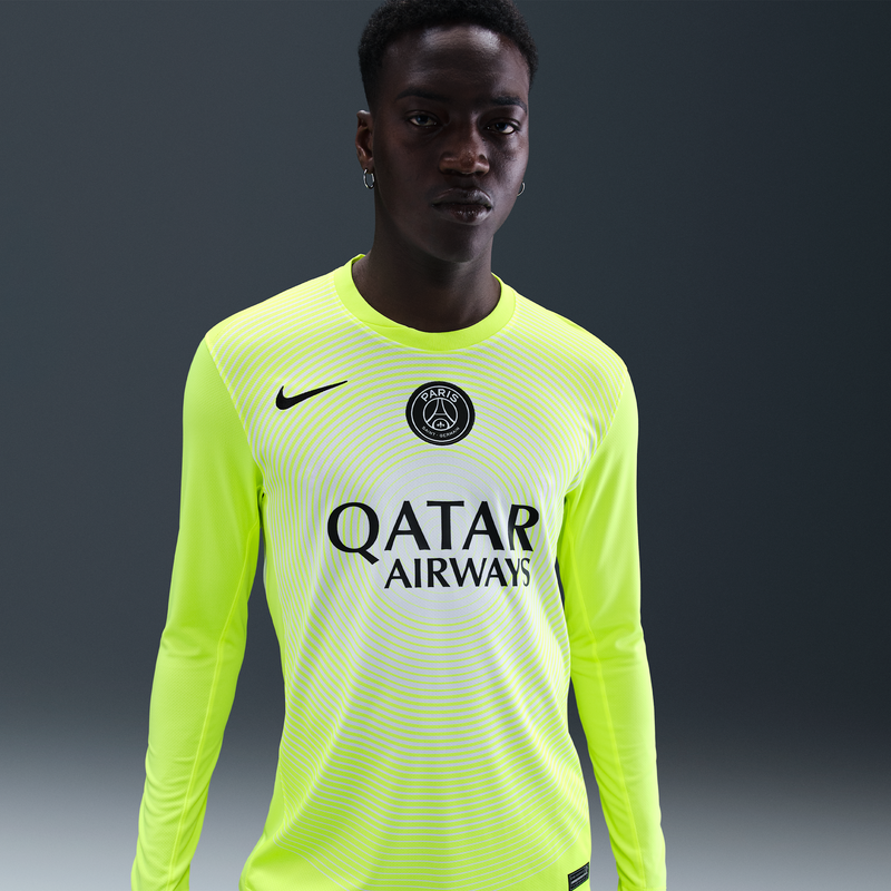 Jersey De Fútbol Nike Dri-Fit Replica Para Hombre Paris Saint-Germain Portero 2025/26 Stadium Alternativo Amarillo