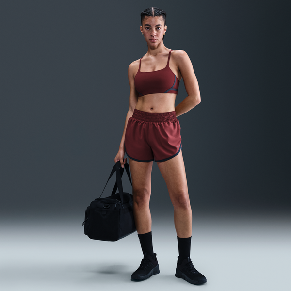 Shorts Dri-Fit Con Forro De Ropa Interior Para Mujer Nike One Rojo