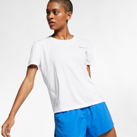 Playera de running de manga corta para mujer Nike Miler Blanco
