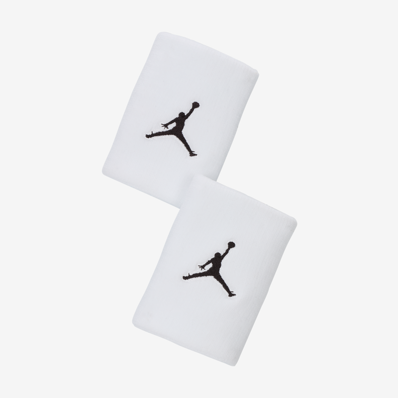 Muñequeras Jordan Jumpman Blanco