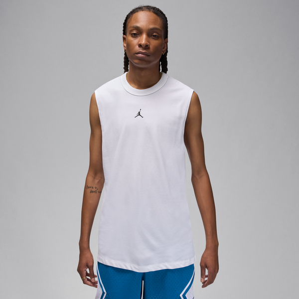 Playera Sin Mangas Dri-Fit Para Hombre Jordan Sport Blanco