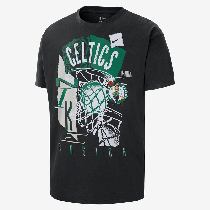 Playera Nike NBA Vintage para hombre Boston Celtics Courtside Negro