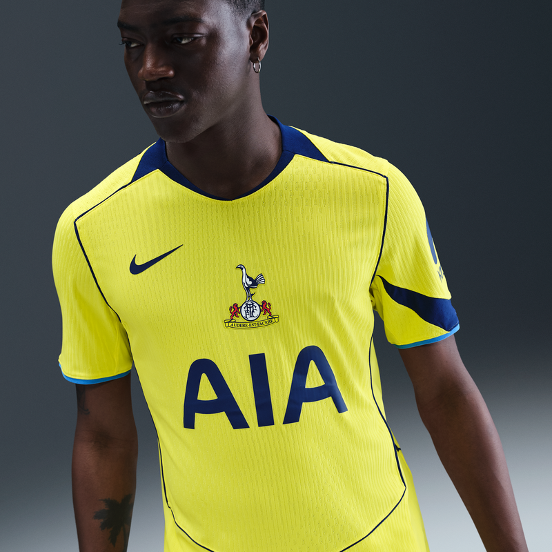 Jersey De Fútbol Nike Dri-Fit Adv Total 90 Authentic Del Tottenham Hotspur Alternativo 2025/26 Match Para Hombre Amarillo