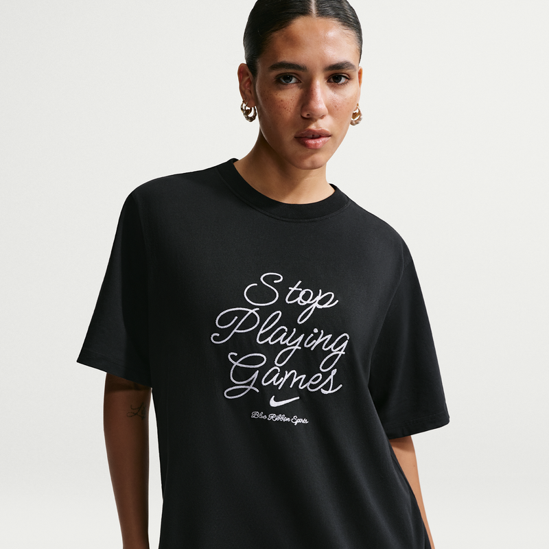 Playera Para Mujer Nike Sportswear Negro