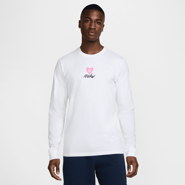 Playera De Manga Larga Nike Sportswear Blanco