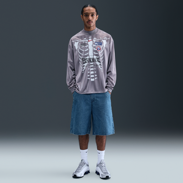 Shorts De Denim Para Hombre Nike Sportswear Azul