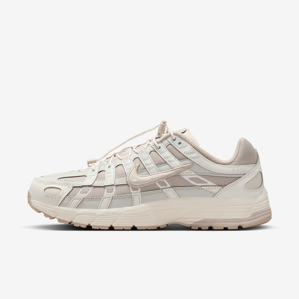 Tenis Con Detalles Reflejantes Para Mujer Nike P-6000 Blanco