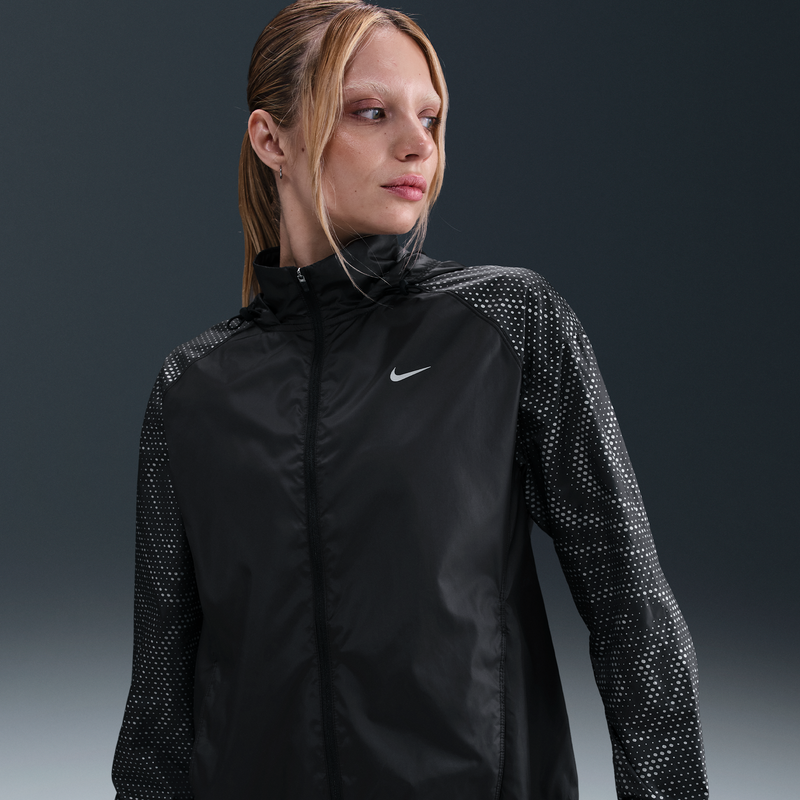 Chamarra De Correr Repel Para Mujer Nike Tempo Flash Negro