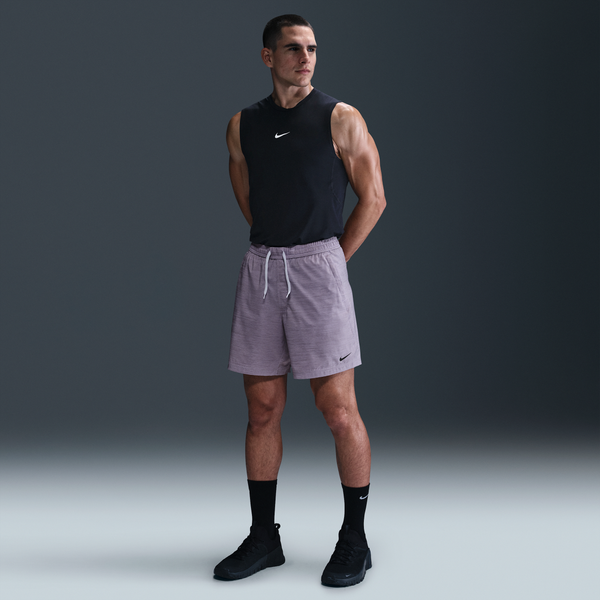 Shorts Versátiles Dri-Fit De 18 Cm Sin Forro Para Hombre Nike Form Gris