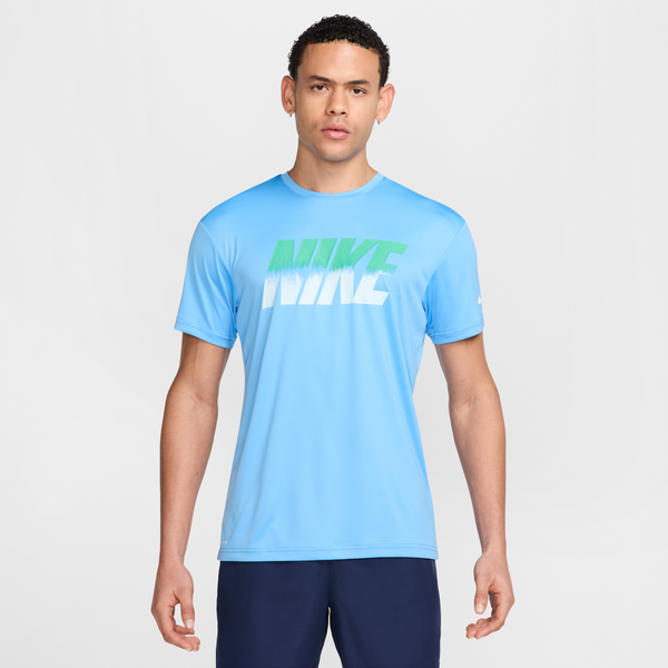 Playera De Manga Corta Para Hombre Nike Swim Hydroguard Azul