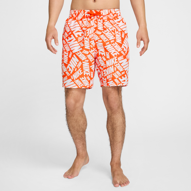 Shorts de vóleibol con forro de ropa interior de 18 cm para hombre Nike Swim Breaker Naranja