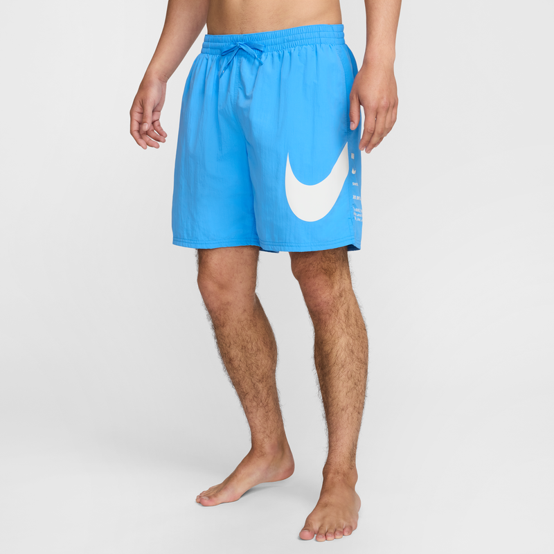 Shorts de vóleibol de 18 cm con forro completo para hombre Nike Swim Breaker Azul