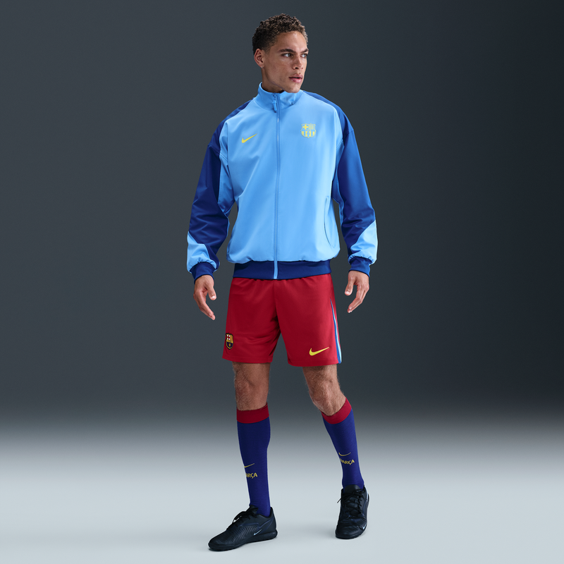 Shorts de fútbol Nike Dri-FIT Replica para hombre del FC Barcelona 2025/26 cuarta equipación Rojo