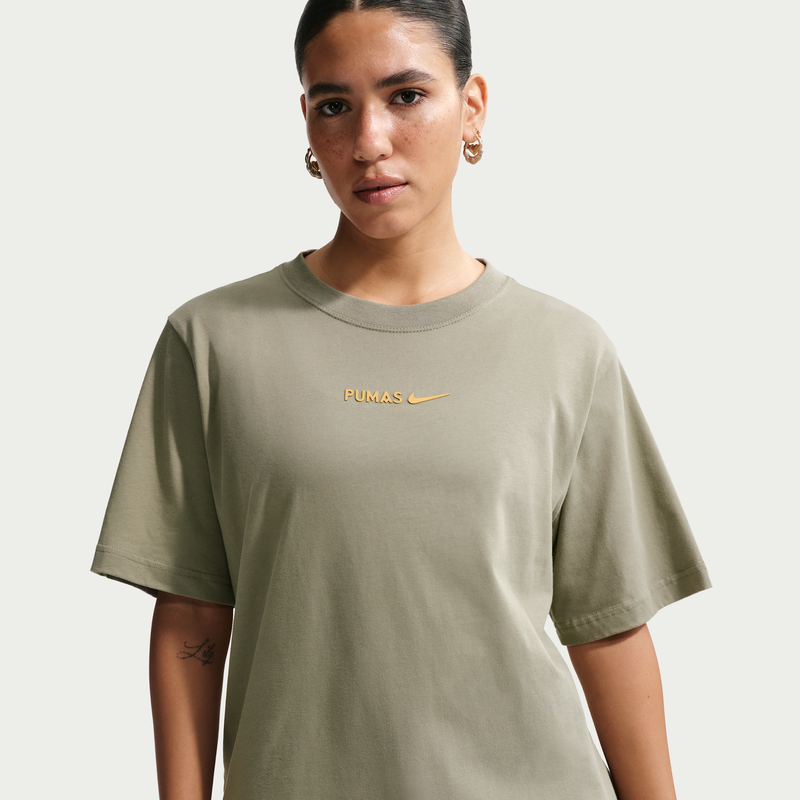 Playera De Fútbol Nike Para Mujer Pumas Gris