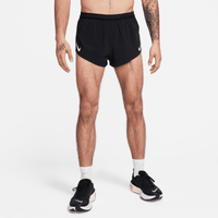 Shorts de correr Dri-FIT ADV de 5 cm con forro de ropa interior para hombre Nike AeroSwift Negro