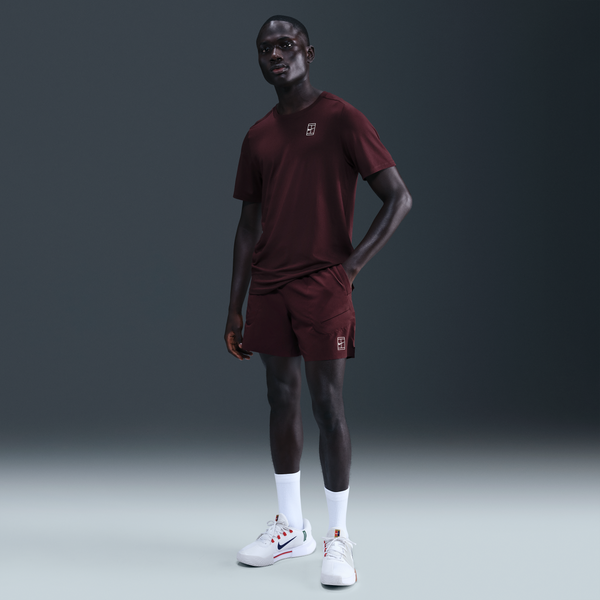 Shorts De Tenis Dri-Fit De 15 Cm Para Hombre Nikecourt Advantage Rojo