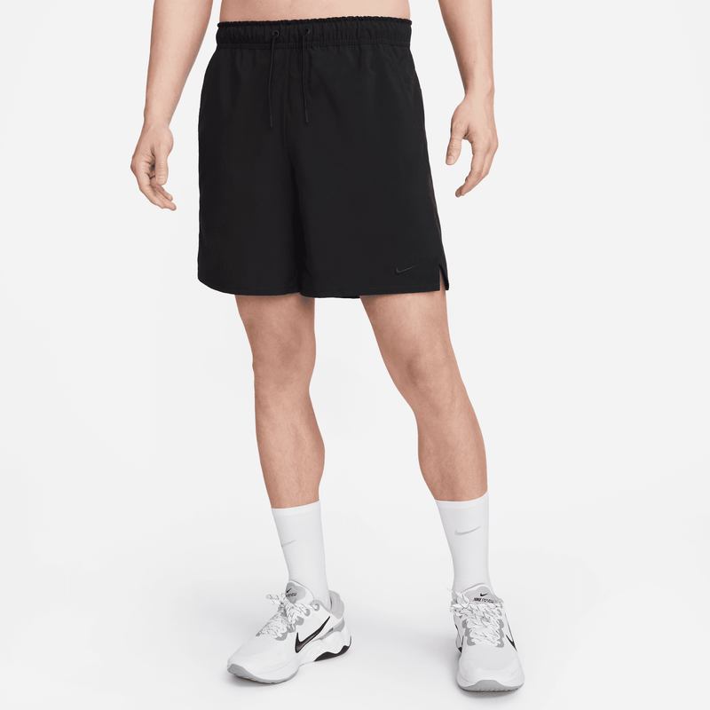 Shorts versátiles Dri-FIT de 18 cm sin forro para hombre Nike Unlimited Negro