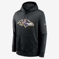 Sudadera con gorro sin cierre Nike de la NFL para hombre Baltimore Ravens