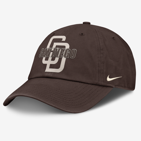 Gorra Nike De La Mlb Ajustable Para Hombre San Diego Padres Statement Club Marrón