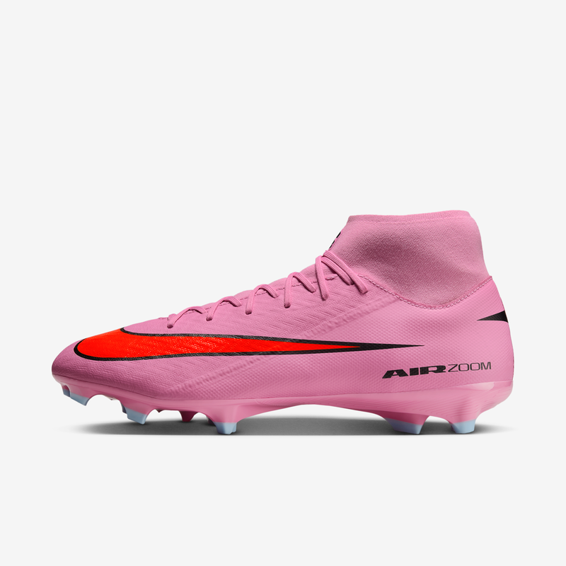 Tacos de fútbol para terrenos múltiples de corte high Nike Mercurial Superfly 10 Academy Rosa