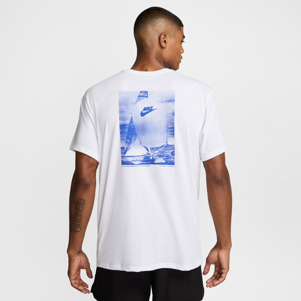 Playera De Manga Corta Para Hombre Nike Swim Hydroguard Blanco