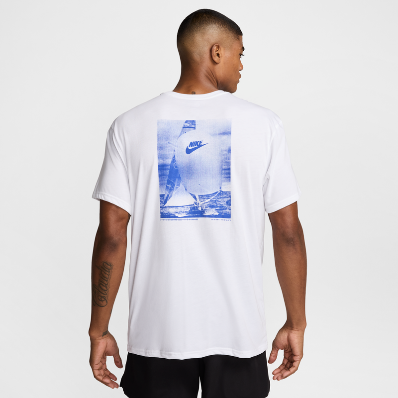 Playera De Manga Corta Para Hombre Nike Swim Hydroguard Blanco