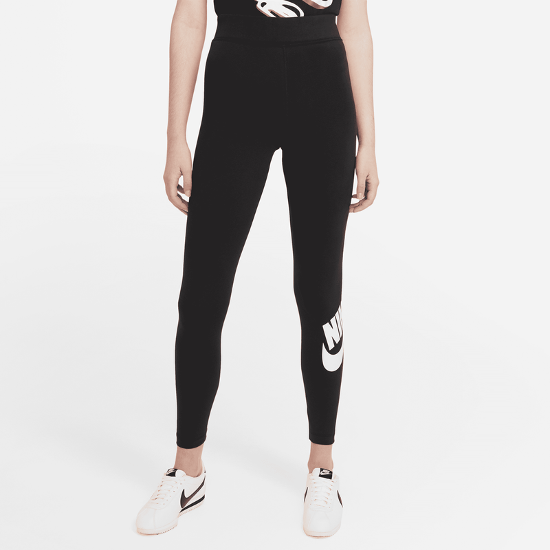 Leggings con logotipo de cintura alta para mujer Nike Sportswear Essential Negro