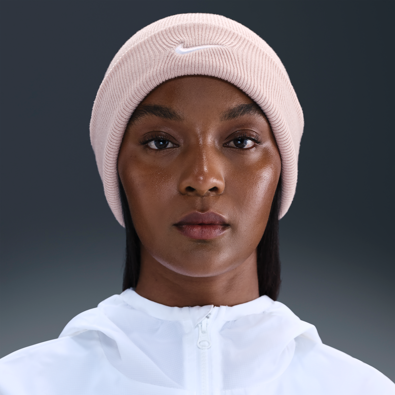 Gorro Swoosh Nike Peak Rosa