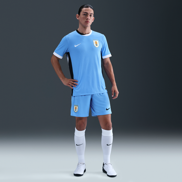 Shorts De Fútbol Nike Dri-Fit Replica De Uruguay Visitante 2024/25 Stadium Para Hombre Azul