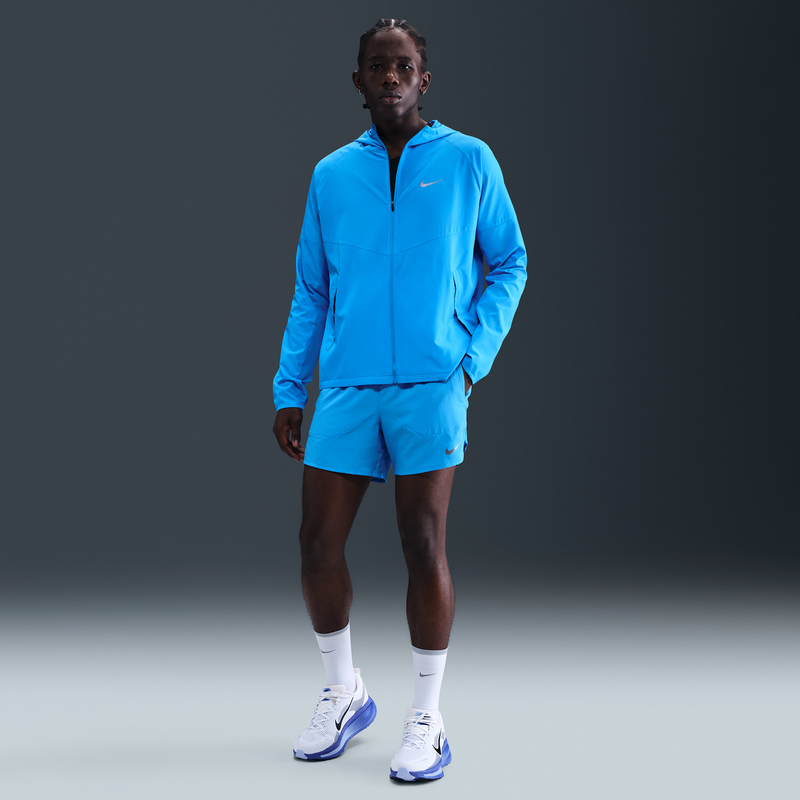 Shorts De Correr Dri-Fit De 13 Cm Con Forro De Ropa Interior Para Hombre Nike Stride Azul