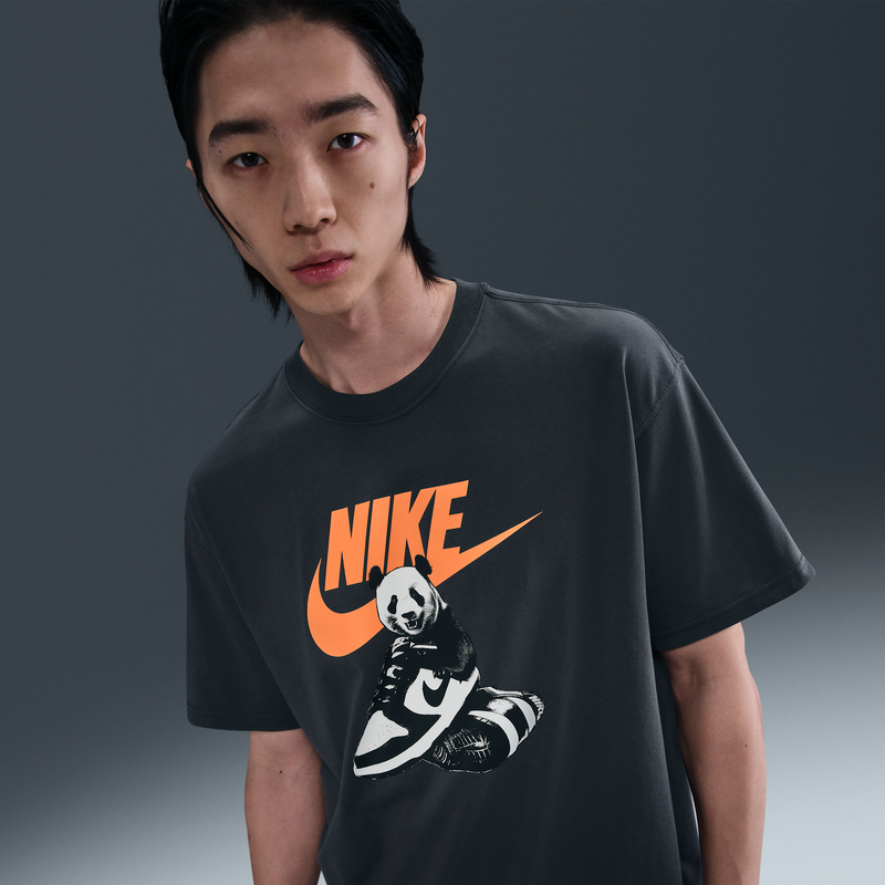 Playera Para Hombre Nike Sportswear Dunk Gris