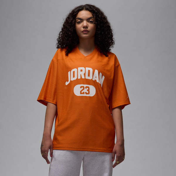 Jersey De Malla Para Mujer Jordan Brooklyn Naranja