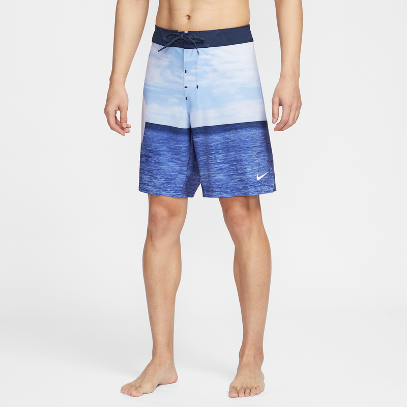Shorts de playa de 23 cm para hombre Nike Swim Fadeaway Azul