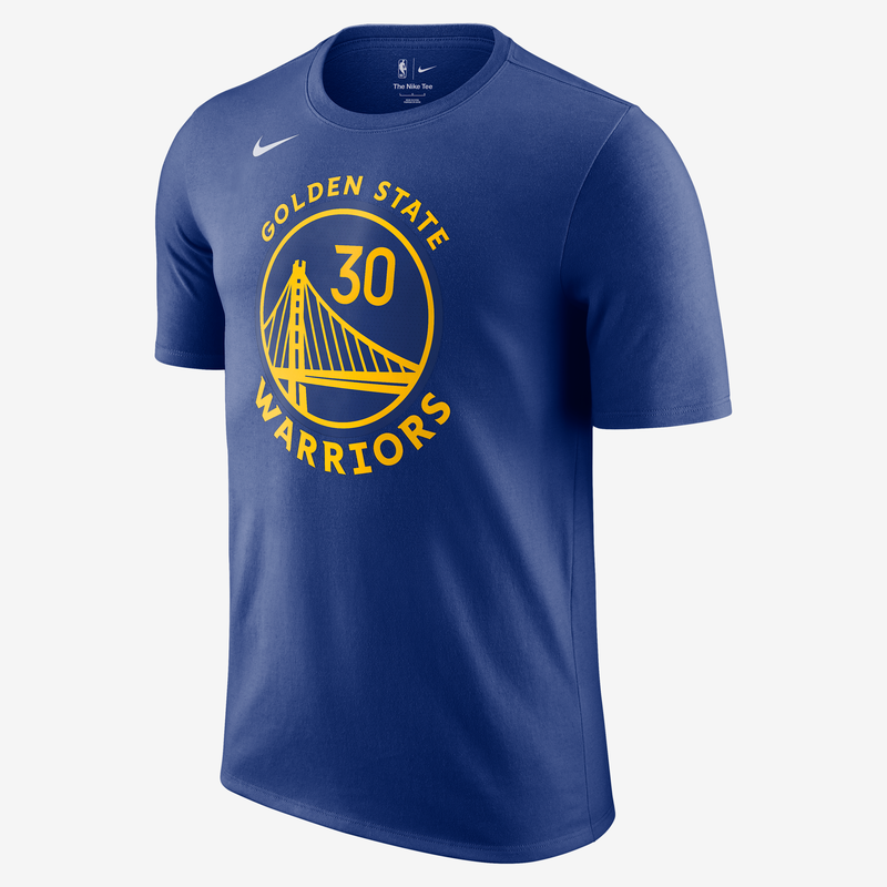 Playera Nike Nba Para Hombre Golden State Warriors Azul