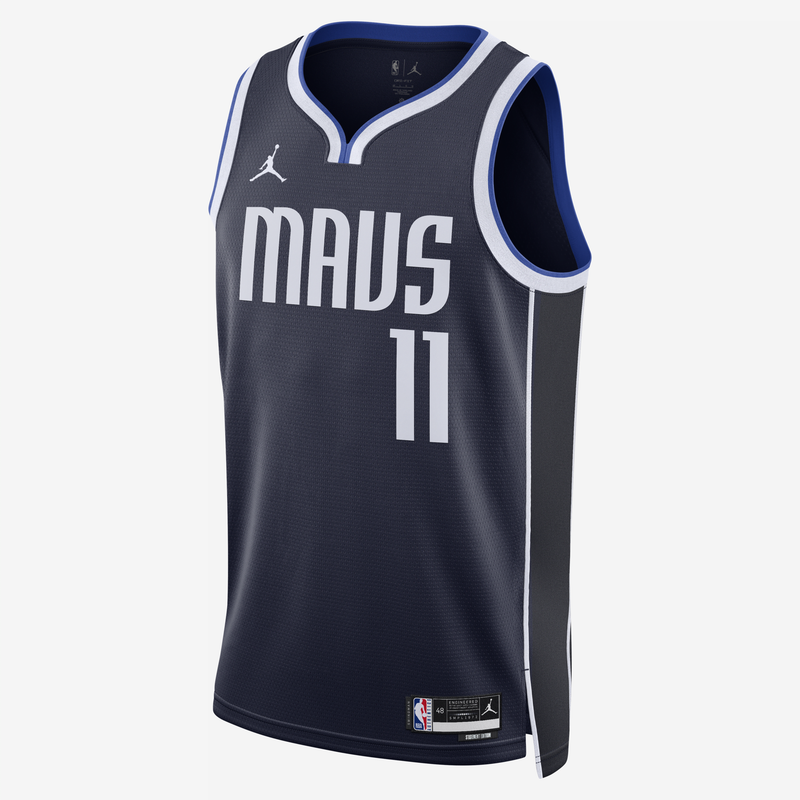 Jersey Jordan Dri-Fit De La Nba Swingman Para Hombre Dallas Mavericks Statement Edition Azul