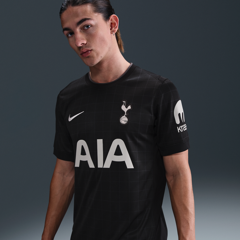 Jersey De Fútbol Nike Dri-Fit Replica Para Hombre Tottenham Hotspur Visitante 2025/26 Stadium Negro