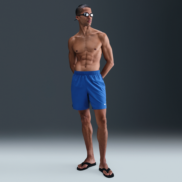 Nike Swim Breaker Shorts Volley De 18 Cm Con Forro De Ropa Interior Para Hombre Azul