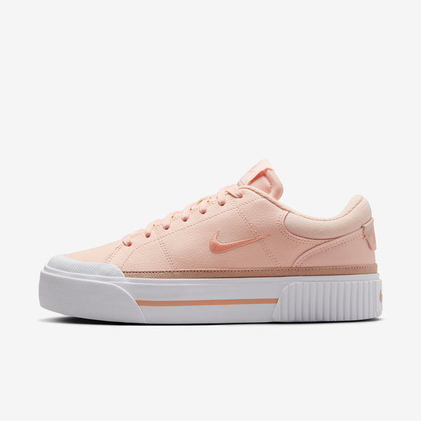 Tenis Para Mujer Nike Court Legacy Lift Rosa