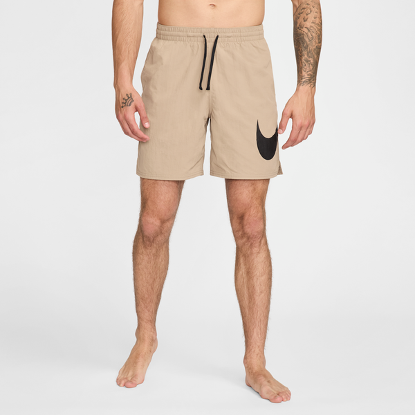 Shorts De Vóleibol De 18 Cm Para Hombre Nike Swim Marrón
