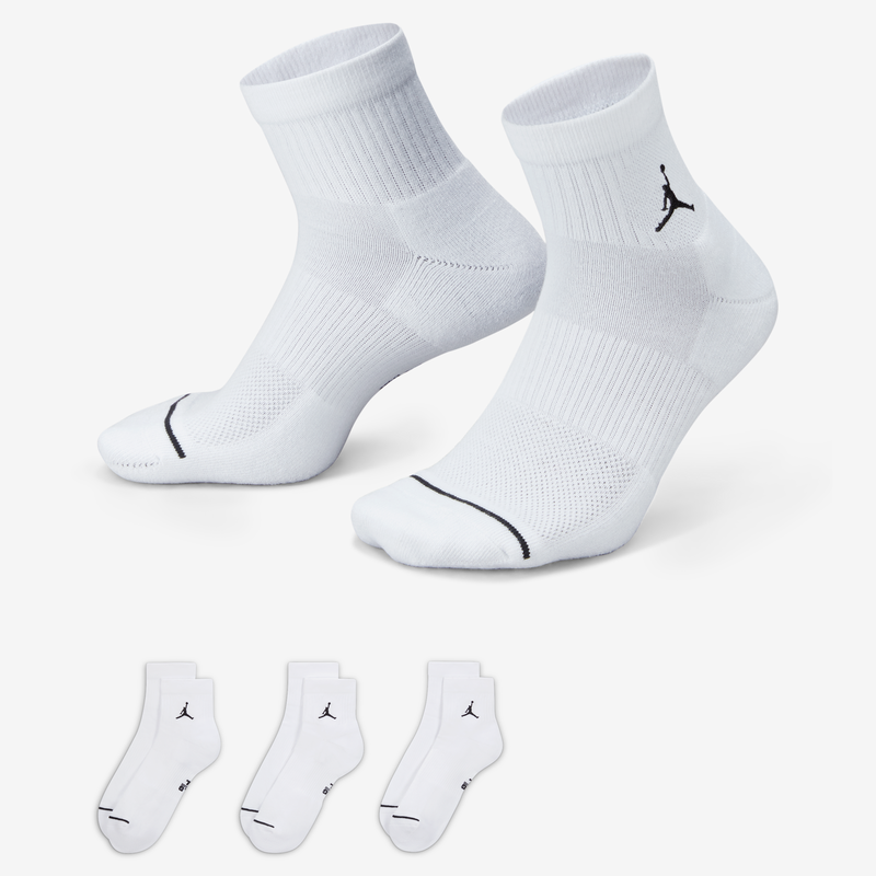 Calcetines Al Tobillo Everyday Jordan (3 Pares) Blanco