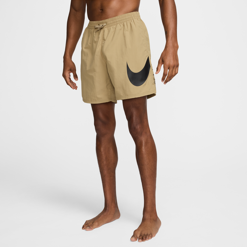 Shorts de vóleibol de 18 cm con forro completo para hombre Nike Swim Breaker Marrón