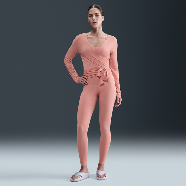 Leggings De Largo Completo Y Tiro Alto Para Mujer Nike Zenvy Rosa