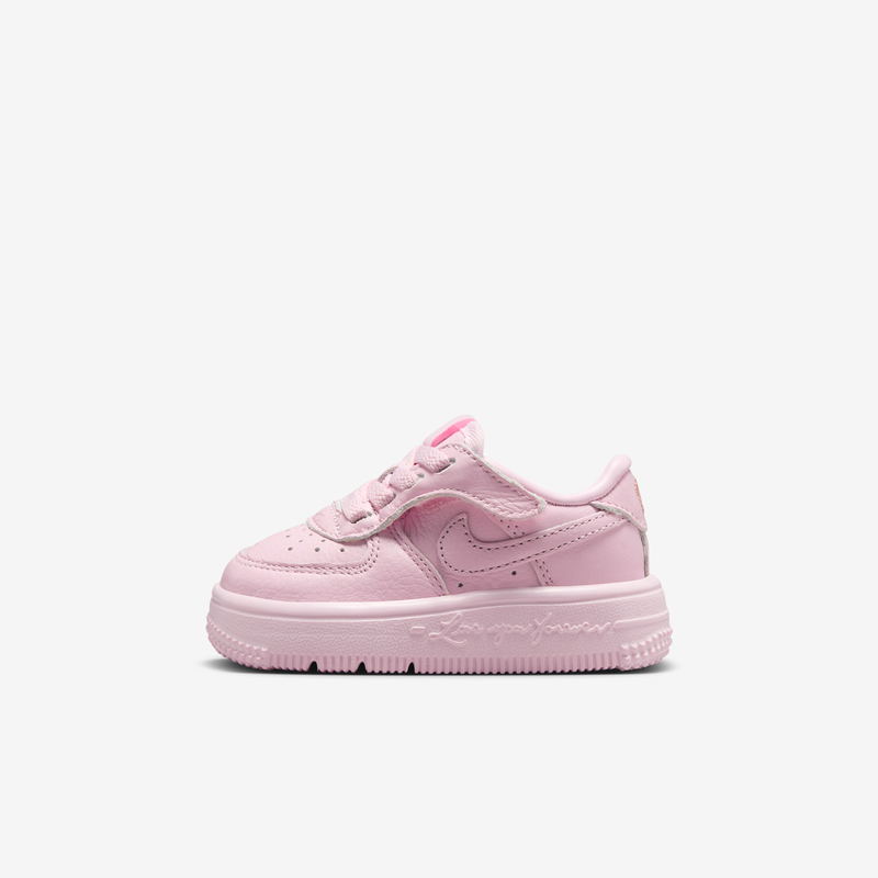 Tenis para bebé e infantil NOCTA Force 1 Low EasyOn Rosa